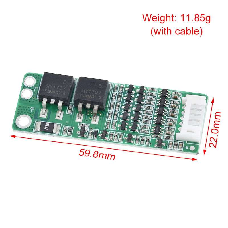 Carte BMS 5S 15A pour batterie 18650 lithium 21V
